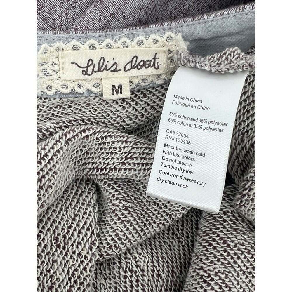 Anthropologie Casual Heathered Purple Knit Sweater Dress w/Pockets - Picture 11 of 13
